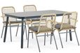 De Laan Projects Lifestyle Lifestyle Catalone/Tavano 160 cm dining tuinset 5-delig