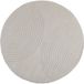 vidaXL - Vloerkleed - GALATI - Crèmekleurig - Ø 160 cm - Polyester