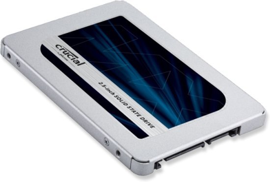 Crucial MX500 - Interne SSD - 2 TB Inclusief Acronis True Image voor back-ups en disk-cloning