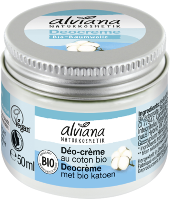 Deocrème met bio katoen 50ml