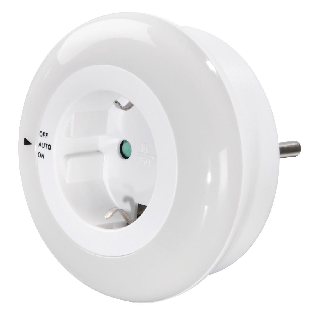 Hama Circle Stopcontactnachtlampje - Wit - LED - Met Bewegingssensor