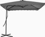 vidaXL Parasol met stalen paal 250x250 cm antraciet