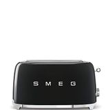 Smeg TSF02BLEU Broodrooster 4 plakjes 50's Style, Standaard, zwart