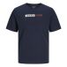 JACK&JONES JJEPLAYER TEE SS O-NECK NOOS JNR T-shirt Garçon Coton Bleu Marine Taille 140