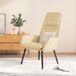 Maison Exclusive - Fauteuil relax, couleur crème, revêtement en tissu
