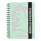 Mr.Wonderful - Schoolboek Teen 2023-2024 Wekelijks Mint - Maak het mogelijk