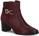 Caprice Dames Enkellaarsje 9-25302-45 551 G-breedte Rood Leer Maat 36 EU