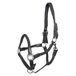 Imperial Riding IRHLaura Licol en nylon robuste avec lanières en cuir PU et ferrures métalliques élégantes, réglable et confortable pour une utilisation quotidienne dans l'écurie, noir, poney