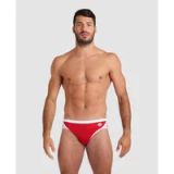 Arena Icons Solid Zwembroeken Mannen Rood/Wit Polyester Slips