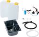 Barwig lavabo 230V, noir, kit, évier 325x265x150mm, chrome, 19 litres