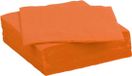 Color Party diner/feest servetten - 30x - oranje - 38 x 38 cm - papier - 3-laags