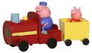 Peppa Pig - Le train de Papy Cochon avec remorque et 2 figurines