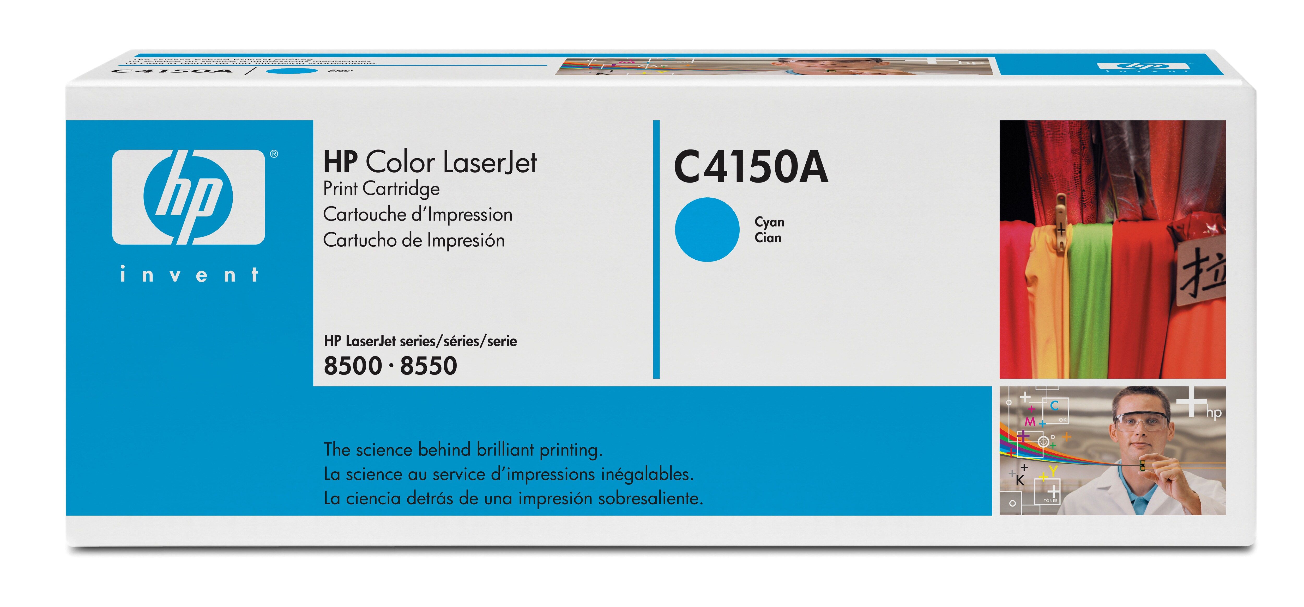 HP C4150A - Tonercartridge - Cyaan - 1 stuk