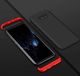 iPhone 8 Plus noir-rouge protection intégrale à 360°, étui fin 3-en-1, pochette de protection, coque de téléphone, protection de téléphone