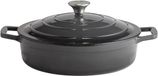APS cocotte avec couvercle - 28 cm - 3 litres - fonte émail - anthracite