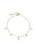 Gaya Leo E-Commerce Ltd. Gaya Anklet Rose Gold White Zirkonia 26 cm