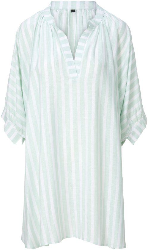 LingaDore Tuniek Mouwloos Mint Stripe Effen 100% Viscose Maat 36/38
