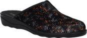 Josef Seibel Nice 82 Vrouwen Instappers Leer Textiel Gebloemd Schwarz-multi Maat 37
