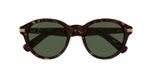 Cartier Lunettes de Soleil Première De Cartier Ct0395sa Homme Havane Rondes Vert 53mm