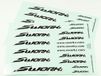 SWORKz Speed stickers (PushBar), zwart, 2 stuks.