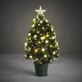 Luca Lighting Mercury Kunstboom met Fibre Optic Verlichting en Piek