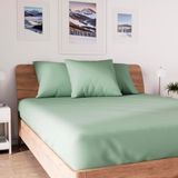 Soleil d'Ocre Jersey Doden Omslag, Katoen, Groente, 90 x 190 cm