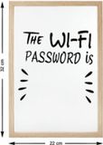 ATOSA BigBuy Home Whiteboard The WIFI Password