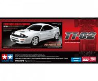 Tamiya Modelbouwpakket Auto - 47500 RC Auto Toyota Celica GT-FOUR RC (ST185) Wit Gespoten Body (TT-02) RC Plastic - 1:10 - Modelbouw