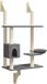 vidaXL Kattenmeubel wandgemonteerd met krabpaal 153 cm donkergrijs