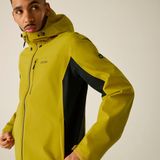 Regatta Birchdale II waterdichte shelljas voor heren, geel, 5XL