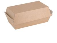 Fiesta Compostable composteerbare hamburgerdoosjes kraft klein 172mm (200 stuks)