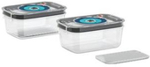 Bosch MSZV0FC2 Food Storage Box - Rectangular - Black, Blue, Transparent - 2 Pieces
