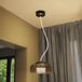 OSRAM LED-Hängelampe DECOR GLOW grau/schwarz Ø 38 cm up/down