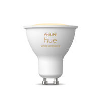 Philips Hue White Ambiance GU10 Spot - Warm-to-Cool White Light - 1 Pack