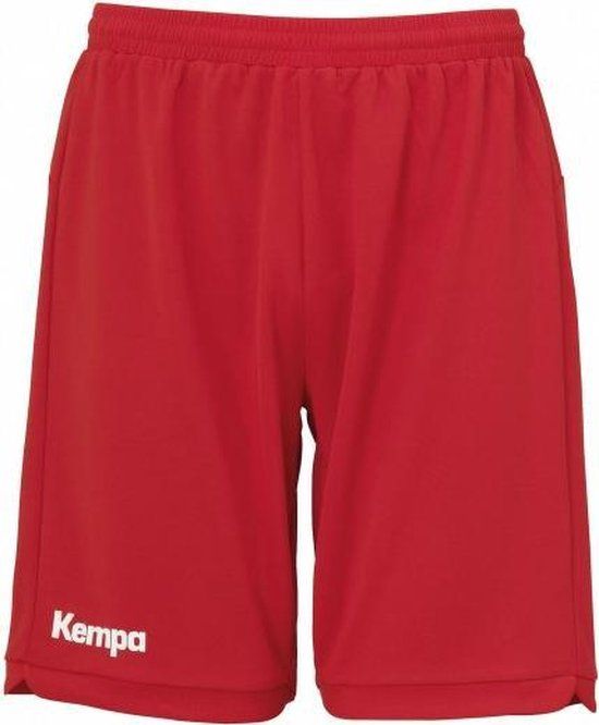 Kempa Prime Short Kids Rood Maat 164 - Unisex - Volleybal