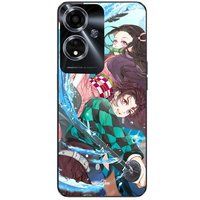 Maniacase Etui Oppo A59 5G Demon Slayer Tanjiro Kamado 8