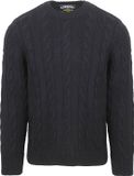 Superdry Jacob Cable Pullover Navy Heren XXL