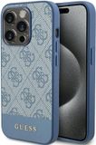 Guess 4G Stripe Back Case - Apple iPhone 15 Pro - Blauw