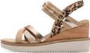 Tamaris - Femme - Sandales à plateforme - Beige - Taille 40