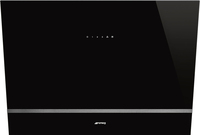 Smeg KV28N Afzuigkap - Zwart - 666 m³/uur - A