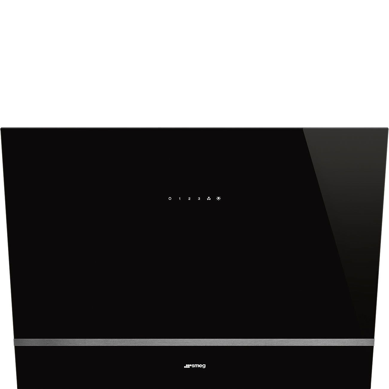 Smeg KV28N Afzuigkap - Zwart - 666 m³/uur - A
