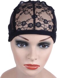 Wig Cap Zwart - Maat S (52 cm) - Voor Zelf Pruiken Maken - Met Verstelbare Elastiek