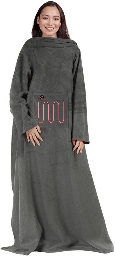 Mad Monkey 2000051 Fleece Omslagdoek Grijs