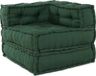 vidaXL Modulaire bankstel 70x70x54 stof groen