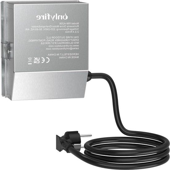 Stainless Steel Electric Grill Motor for Grill Skewer BBQ Rotisserie 2.5-3RPM 50-60Hz 4Watt - 220V/240V