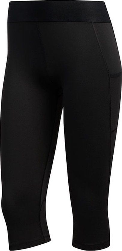 adidas Techfit Alphaskin Capri Legging - Black/White - Women's XS