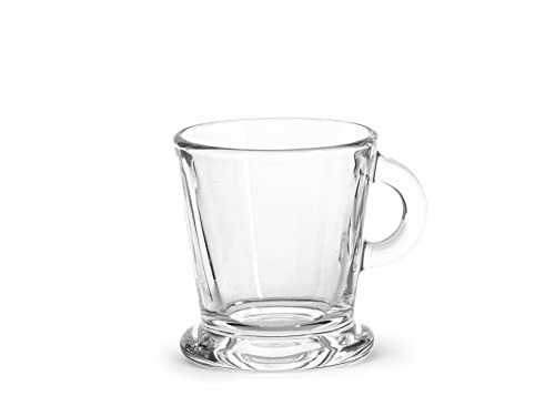 Chio Lipsia 12-delige set koffiekopjes van glas, 8 cl