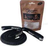 TRAX Flex elastische band zwart voor fiets
