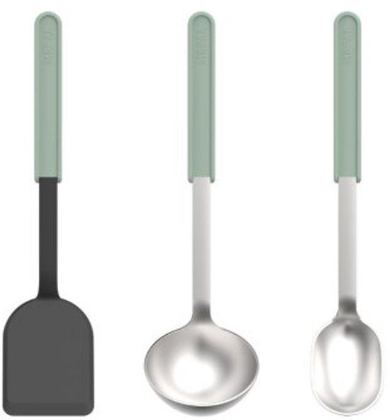 Mepal Kookset 3-delig (spatel + roerlepel + opscheplepel) Chef it - Nordic sage