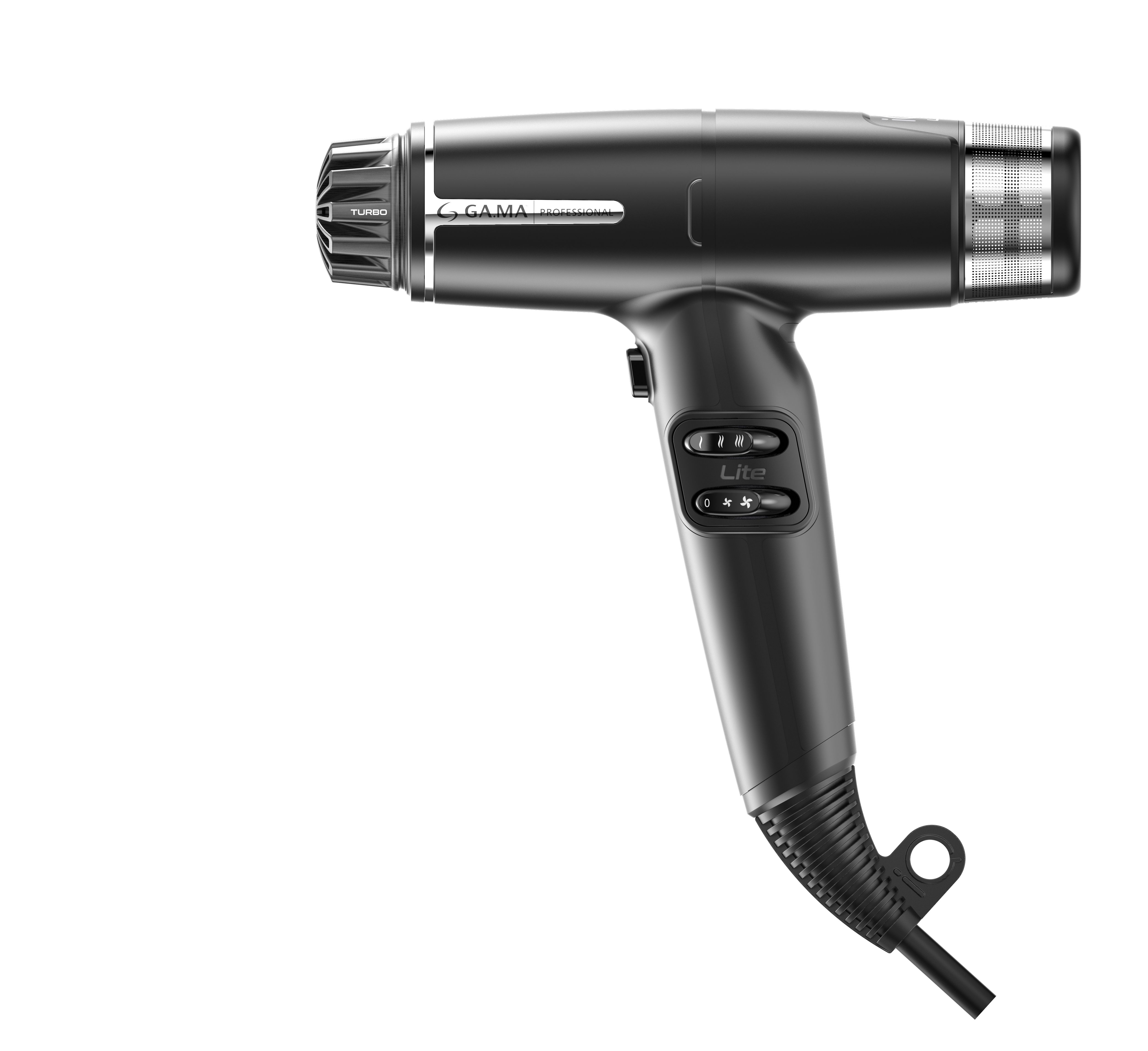 Ga.Ma iQ Lite Föhn - Zwart - 1500W - Zwart